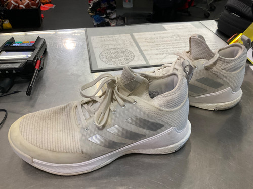 Vist Large View of Product Image Which is Used Adidas CRAZY FLIGHT VB Shoes Adult White Senior 9.5
