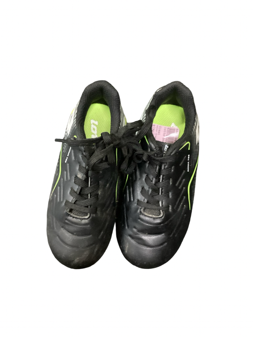 Vist Large View of Product Image Which is Used Soccer Cleats Green Youth 09.0