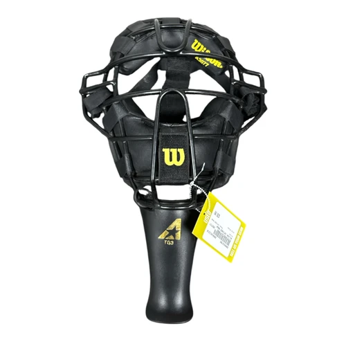 Vist Large View of Product Image Which is Used Wilson Baseball Catchers Mask Black