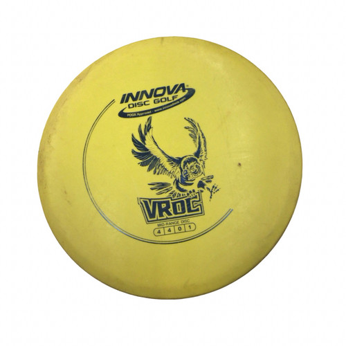 Vist Large View of Product Image Which is Used Innova VROC Disc Golf Mid Range Yellow
