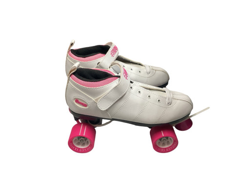 Vist Large View of Product Image Which is Used BULLET Senior Roller Quad Skates White Senior 10