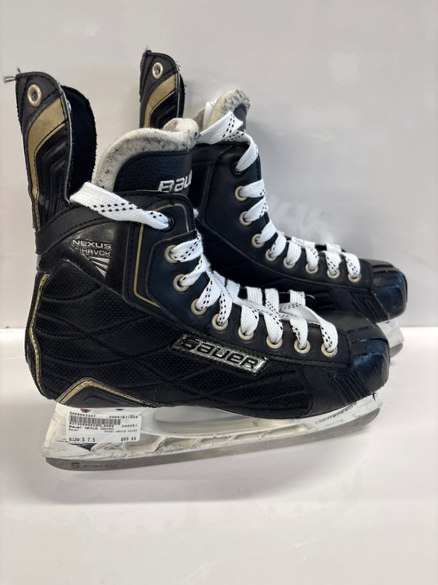 Vist Large View of Product Image Which is Used Bauer NEXUS HAVOC Senior Hockey Skate Senior 7.5