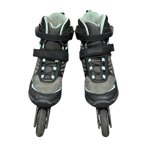 Vist Large View of Product Image Which is Used Rollerblade ZETRABLADE Senior Roller Quad Skates Black Senior 10