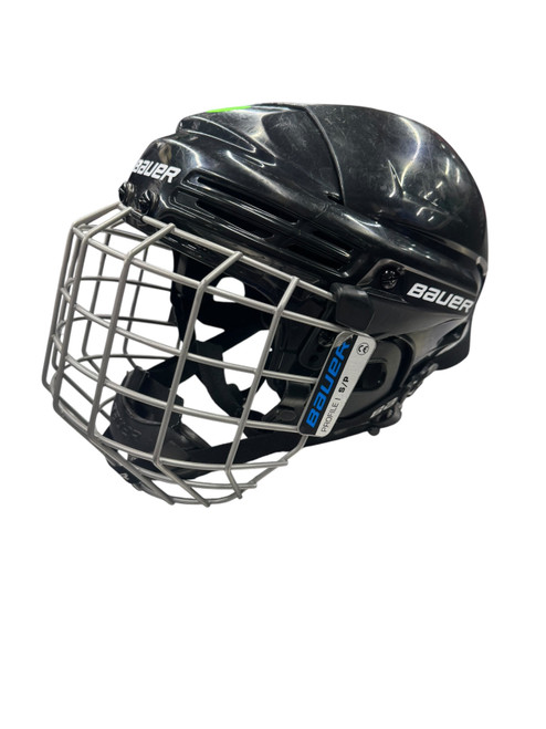 Vist Large View of Product Image Which is Used Bauer BHH2100 Helmet Cage Combo Black SM