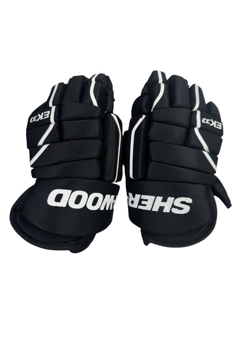 Vist Large View of Product Image Which is Used Sher-wood EK33 Junior Gloves Black 11"
