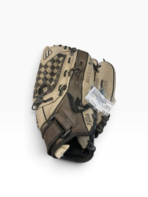 Vist Large View of Product Image Which is Used Mizuno PROSPECT 11.5 BB/SB Glove RH Throw Grey 11 1/2"