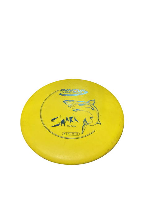 Vist Large View of Product Image Which is Used Innova SHARK MID RANGE Disc Golf Mid Range Yellow