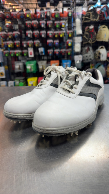Vist Large View of Product Image Which is Used Foot Joy Mens Golf Shoes White Senior 13