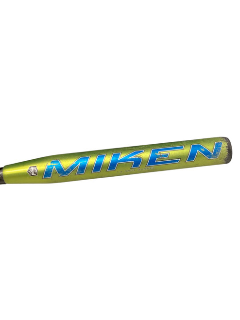 Vist Large View of Product Image Which is Used Miken FREAK BLACK ASA BB/SB Slowpitch Bat 34"