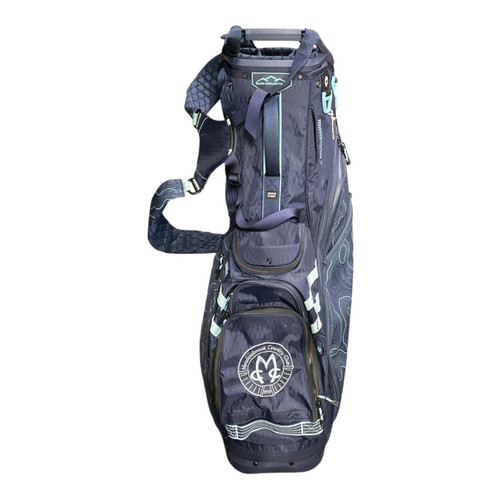 Vist Large View of Product Image Which is Used Sun Mountain 14 WAY Mens Stand Bag Navy Blue