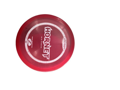 Vist Large View of Product Image Which is Used Discraft HORNET Disc Golf Mid Range Red