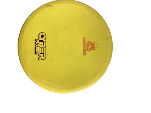 Vist Large View of Product Image Which is Used DOOMSDAY CYBER PUTTER Disc Golf Putter Yellow