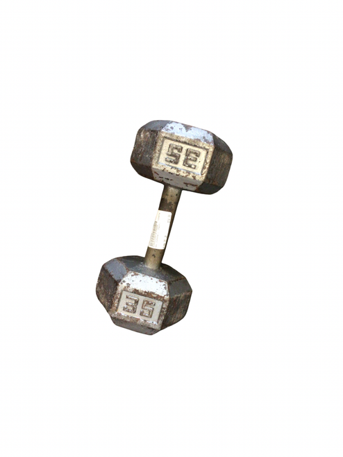 Vist Large View of Product Image Which is Used Hex Dumbbell (Each) 35 lb