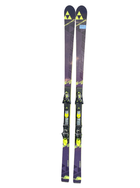 Vist Large View of Product Image Which is Used Fischer RC 4 GS Mens DH Ski/Binding Black 175 cm
