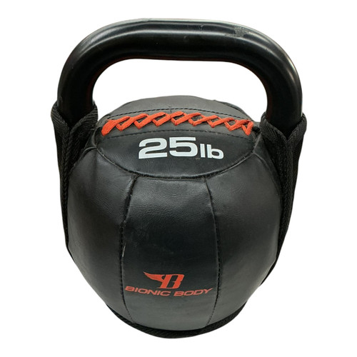 Vist Large View of Product Image Which is Used BIONIC BODY SOFT KETTLEBELL Black 25 lb