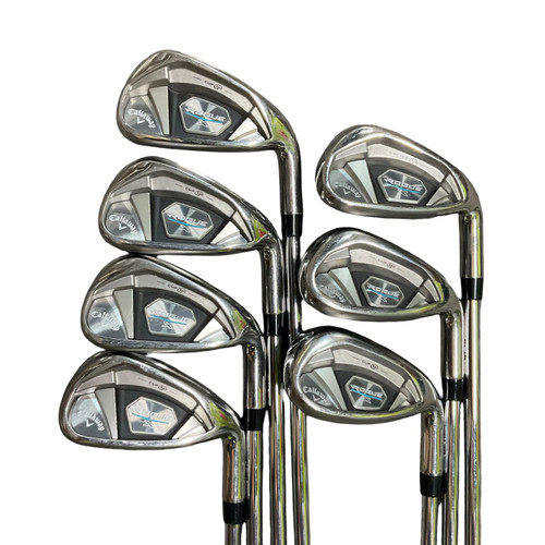 Vist Large View of Product Image Which is Used Callaway ROGUE X CF18 Mens Iron Set RH 5I-GW/AW