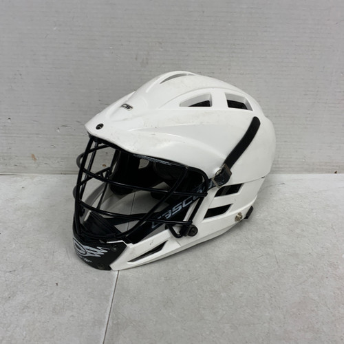 Vist Large View of Product Image Which is Used Cascade CS - YOUTH Lacrosse Helmet White One Size