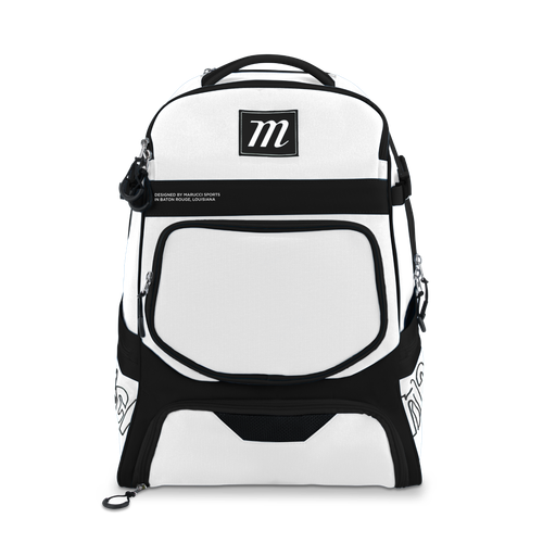 Vist Large View of Product Image Which is Marucci Rangr Baseball/Softball Bat Pack, White/Black