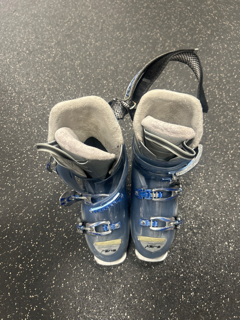 Vist Large View of Product Image Which is Used Rossignol XENA COCKPIT Womens DH Ski Boot Carolina Blue 225 MP - J04.5 - W5.5
