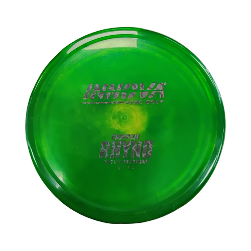 Vist Large View of Product Image Which is Used Innova CHAMPION RHYNO Disc Golf Putter Green 176g