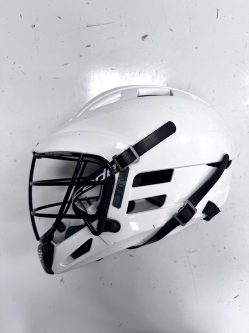 Vist Large View of Product Image Which is Used Cascade CS Lacrosse Helmet White One Size