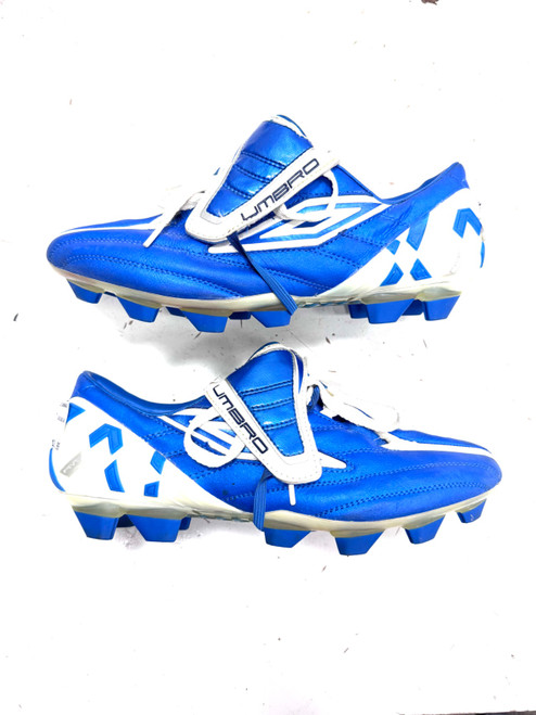 Vist Large View of Product Image Which is Used Umbro Soccer Cleats Royal Blue Senior 10