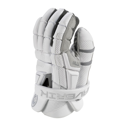 Vist Large View of Product Image Which is New MAVERIK LARGE WHITE M6 GOALIE GLOVES