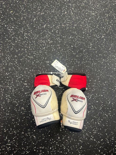 Vist Large View of Product Image Which is Used Bauer X800 Junior Elbow Pads SM