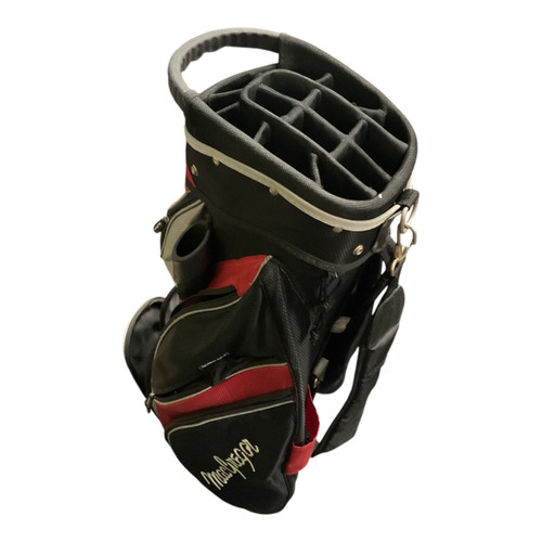 Vist Large View of Product Image Which is Used MacGregor 14 WAY CART BAG Mens Cart Bag Red