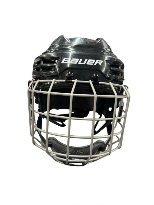 Vist Large View of Product Image Which is Used Bauer IMS 5.0 Helmet Cage Combo Black SM
