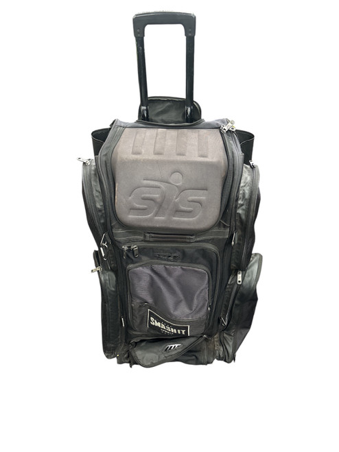 Vist Large View of Product Image Which is Used SMASH IT SPORTS ROLL BAG BB/SB Player Wheeled Bag Black