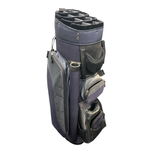 Vist Large View of Product Image Which is Used STONE HILL 13-WAY CART BAG Mens Cart Bag Royal Blue And Black