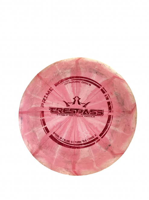 Vist Large View of Product Image Which is Used Dynamic Discs PRIME TRESPASS Disc Golf Driver Red