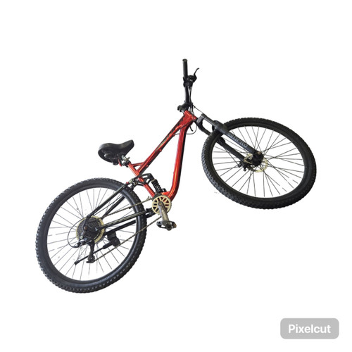 Vist Large View of Product Image Which is Used Hyper EXPLORER 16 IN SMALL MENS MTN BIKE Mountain Bike Mens Red 38-42cm - 15-16" - SM Frame