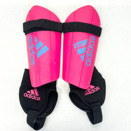Vist Large View of Product Image Which is Used Adidas Soccer Shin Guards Youth Pink MD