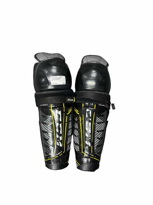 Vist Large View of Product Image Which is Used CCM VECTOR PRO Senior Shin Guards Black 14"
