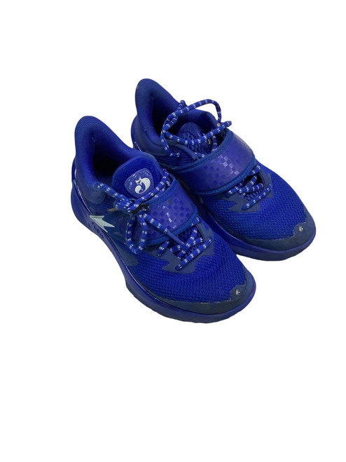 Vist Large View of Product Image Which is Used Under Armour CURRY FOX 1S Basketball Shoes Y Royal Blue Junior 03.5