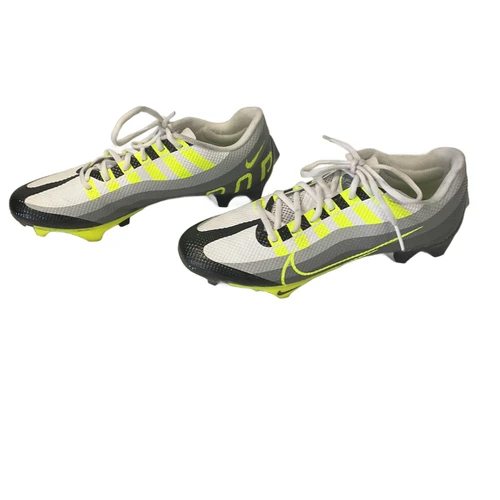 Vist Large View of Product Image Which is Used Nike Adult FB Cleats White And Grey Senior 10.5