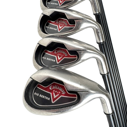Vist Large View of Product Image Which is Used Callaway BIG BERTHA 2006 Men's RH Iron Set 5I-SW Senior Flex Graphite Shaft