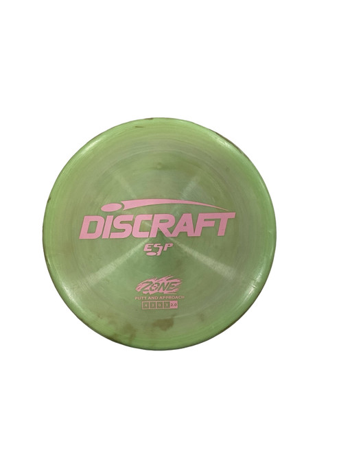 Vist Large View of Product Image Which is Used Discraft ESP ZONE Disc Golf Mid Range Green 172g
