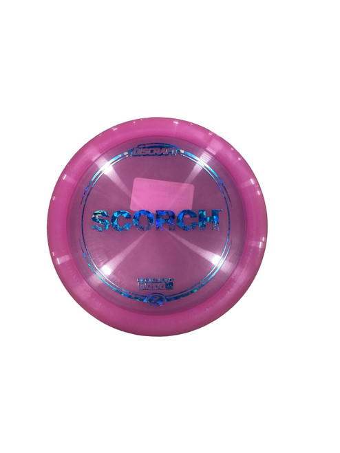 Vist Large View of Product Image Which is Used Discraft Z SCORCH Disc Golf Driver Pink 173g