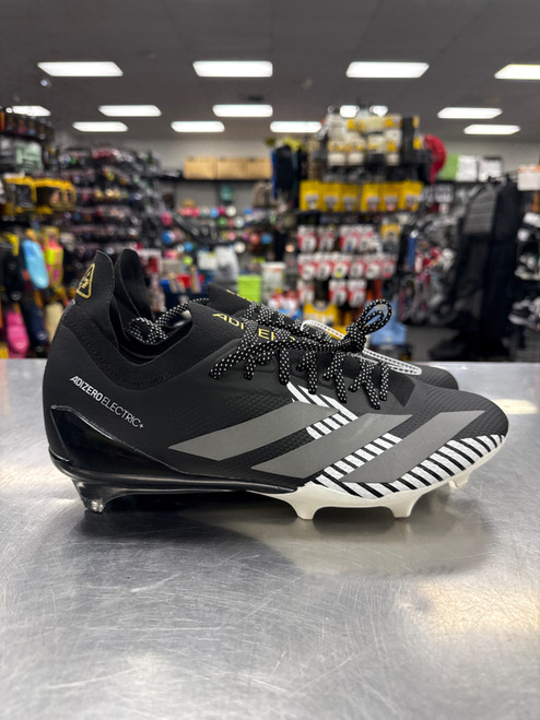 Vist Large View of Product Image Which is New Adidas ADIZERO ELECTRIC+ Adult FB Cleats Black Senior 11