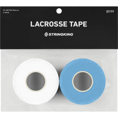 Vist Large View of Product Image Which is New STRINGKING LAX TAPE-2PK WHITE/CAROLINA