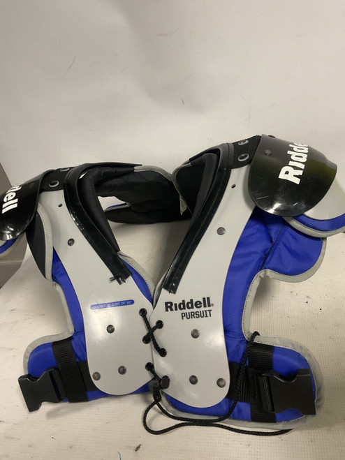 Vist Large View of Product Image Which is Used Riddell PURSUIT FB Shoulder Pads Grey XL