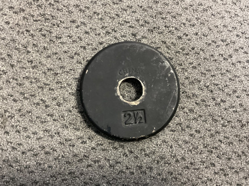 Vist Large View of Product Image Which is Used Standard Plate (Each) Black 2.5 lb