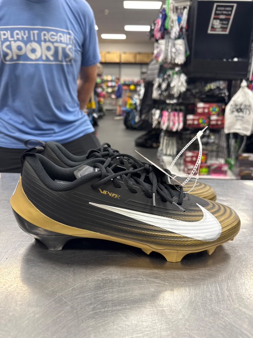 Vist Large View of Product Image Which is New Nike VAPOR SPEED 3 Adult FB Cleats Vegas Gold Senior 13