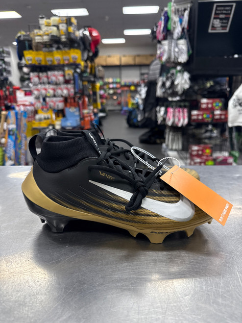 Vist Large View of Product Image Which is New Nike VAPOR AIR ZOOM Adult FB Cleats Vegas Gold Senior 8.5