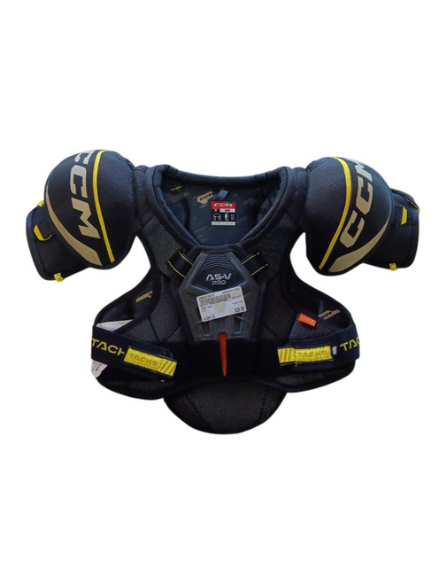 Vist Large View of Product Image Which is Used CCM ASV Youth Shoulder Pads LG
