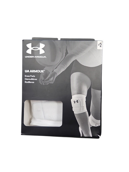 Vist Large View of Product Image Which is Used Under Armour VB Knee Pads White