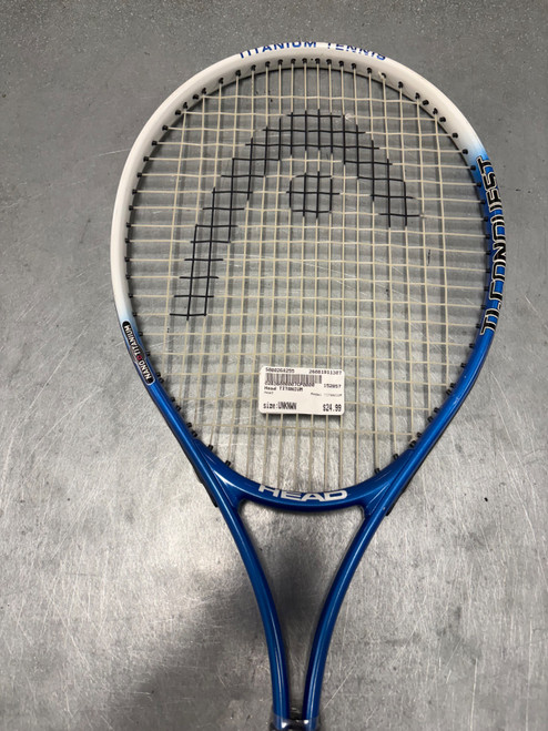 Vist Large View of Product Image Which is Used Head TITANIUM Adult Tennis Racquet None Unknown